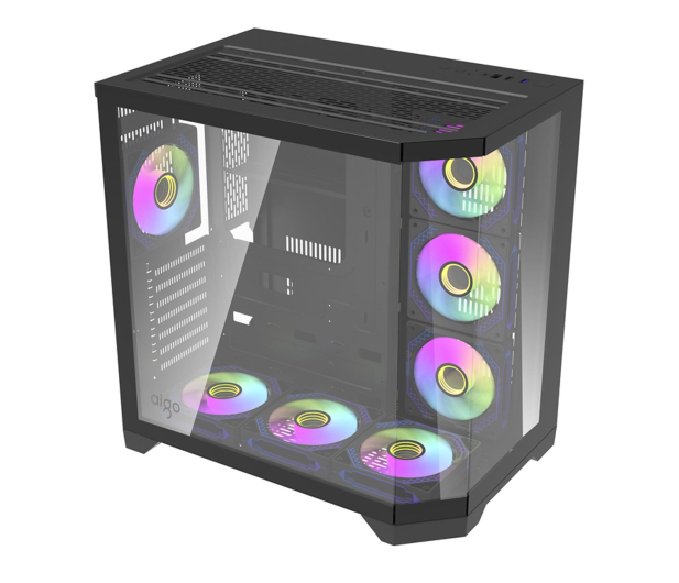 DarkFlash FT418 PRO Black + 7 fans ARGB - 1330940 - zdjęcie 7
